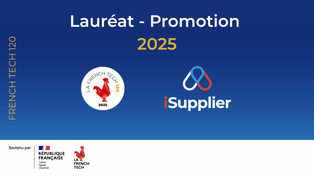 iSupplier est lauréat de la promotion 2025 du programme French Tech 120